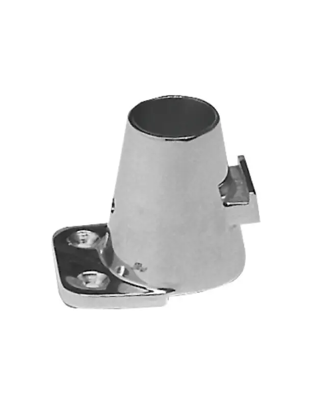 Offerta Base per candeliere a innesto sulla falchetta in acciaio inox AISI 316