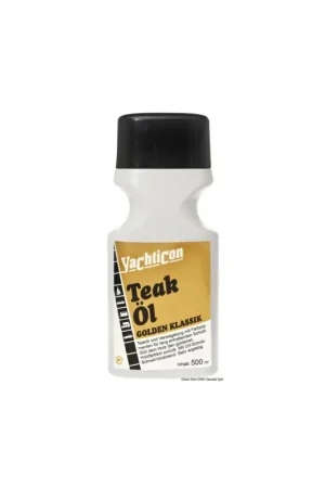 Quantità Limitata Yachticon Teak Oil Classic, olio impregnante protettivo per legno