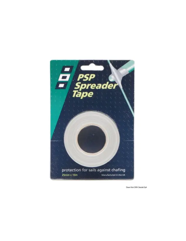 Promozione Esclusiva PSP Marine Tapes, nastro adesivo in rayon laminato argento 25 mm x 10 m