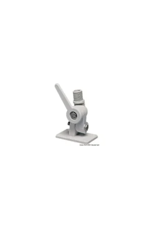 Base a snodo per antenna VHF e GPS, nylon bianco, bloccaggio a cremagliera Reso Gratuito