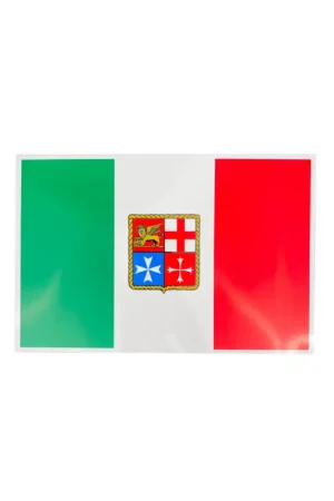 Bandiera adesiva Marina Mercantile Italiana Non Perdere
