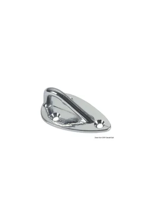 Anello con viti in bronzo cromato, 50x30x25 mm Ultime Pezzi