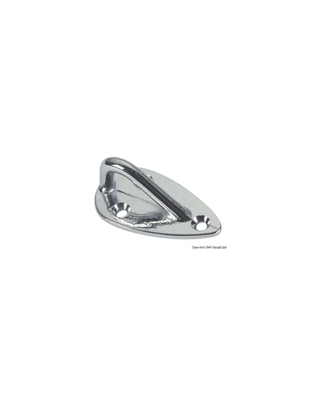 Anello con viti in bronzo cromato, 50x30x25 mm Ultime Pezzi