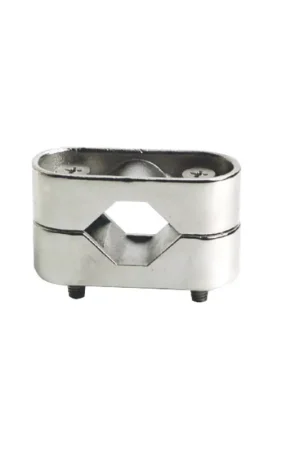 Morsetto in acciaio inox AISI 316 lucidato a specchio per pulpiti e roll Occasione