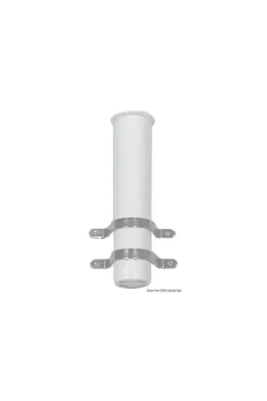 Prezzo Di Fabbrica Portacanna a parete fisso in plastica bianca, Ø 41 mm, L 229 mm