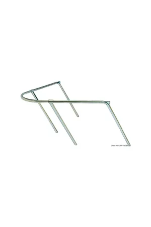 Scelto Dai Clienti Pulpito di prua regolabile, 80x90 cm, barche fino a 7 m