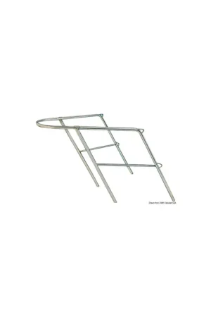 Pulpito di prua inox AISI 316, tubo di rinforzo, 78x110 cm Prezzo Conveniente