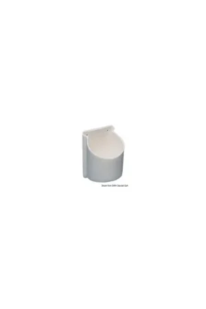 Compra Oggi Stesso Portabicchieri portalattine in PVC bianco, fissaggio a parete, Ø 72 mm