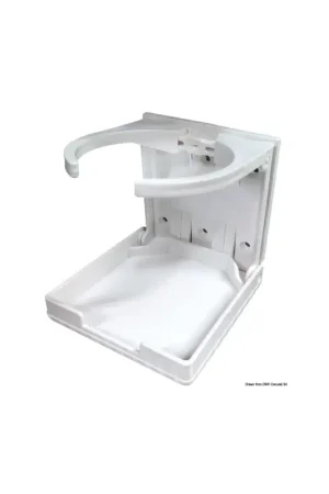 Promozione Esclusiva Portabicchieri pieghevole a parete in plastica, 100x95 mm