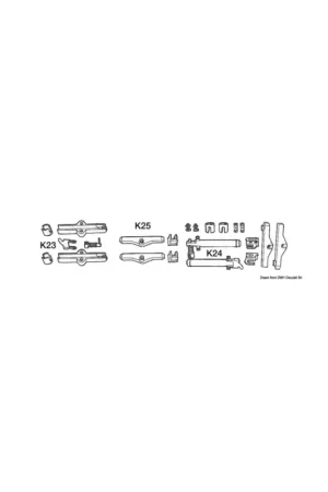 Ultraflex kit adattamento cavi serie K per comandi motore Solo Oggi