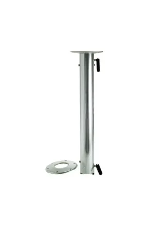 Consegna Rapida Gamba tavolo asportabile in alluminio anodizzato, Ø 80 mm, altezza 700 mm