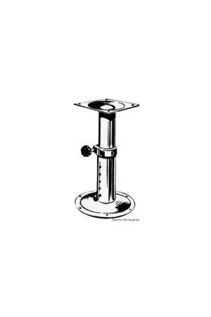 Piede girevole telescopico inox, altezza 540-720 mm, Ø base 320 mm Occasione Imperdibile