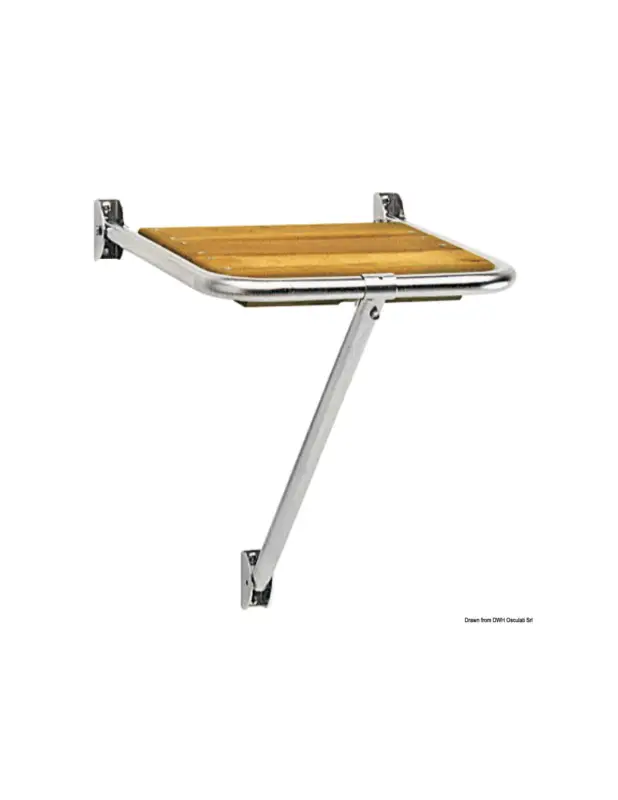 Mini plancetta con grigliato in Iroko per gommoni e spazi ridotti Offerta Lampo