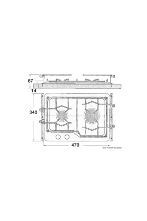 Prezzo Conveniente Piano cottura a gas TECHIMPEX