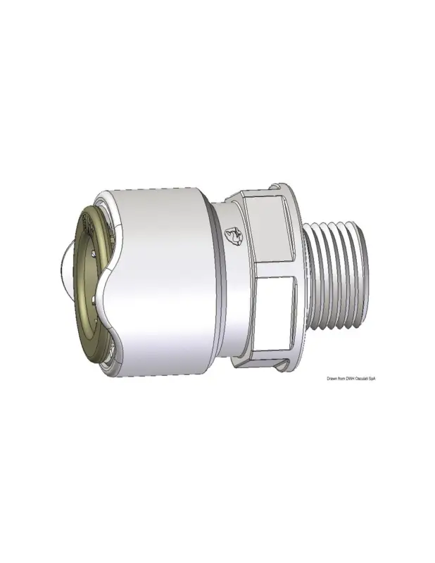 Reso Gratuito Adattatore WHALE da 3/8' BSP maschio