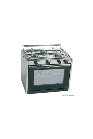 Popolare Techimpex XL3 cucina a gas 3 fuochi con forno, 500 mm