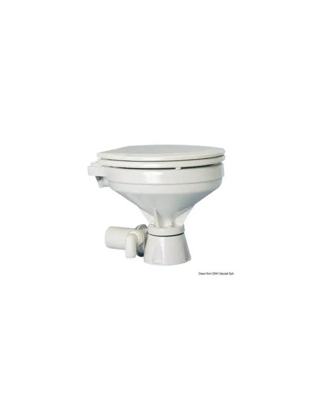 Vetus WC elettrico Silent Comfort tazza grande con Spray Nozzle e SoftClose Nuovo Arrivo