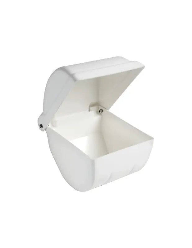 Porta-carta igienica impermeabile ABS bianco, 130x170x150 mm Consegna Rapida