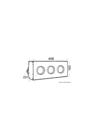 Solo Oggi Riscaldatore centralizzato Heater Craft a tre uscite 12V