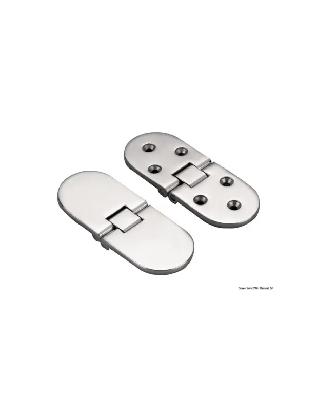 Saldi Cerniera di precisione microfusa inox AISI 316, rotazione 180°
