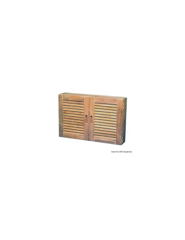 Armadietto ARC con ante a persiana, 56x11x38 cm Promozione Esclusiva