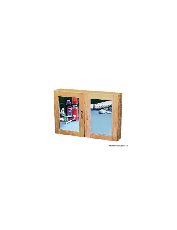 Non Perdere Armadietto ARC cucina e bagno con doppio specchio, 560x110x380 mm