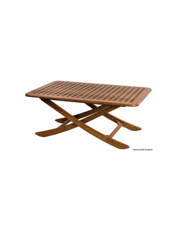 Tavolo ARC in teak regolabile in altezza Di Tendenza