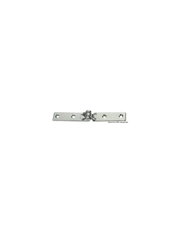 Vendita Finale Cerniera per scaletta ottone cromato pressofuso, 145x20x15 mm