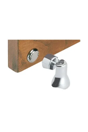 Fermaporte magnetico orientabile in ottone cromato Professionale