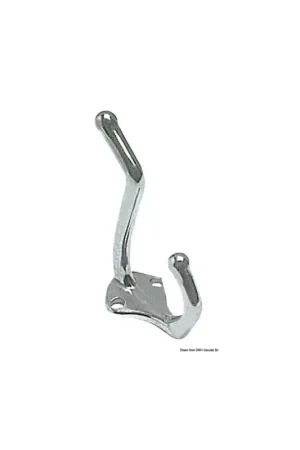 Occasione Appendiabito Osculati in acciaio inox lucidato, base 40x26 mm