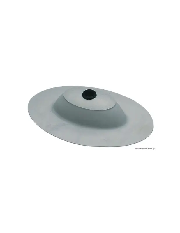 Scoprega basetta portascalmi compatta in EPDM/PVC, grigia 110x170 mm Prezzo Basso