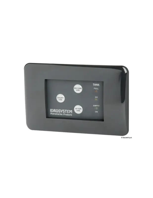 Di Tendenza Pannello di controllo elettronico per WC Silent, 3 tasti con LED