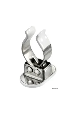 Clip inox a molla per tubi Ø 30-35 mm, canne da pesca e ganci accosto Reso Gratuito