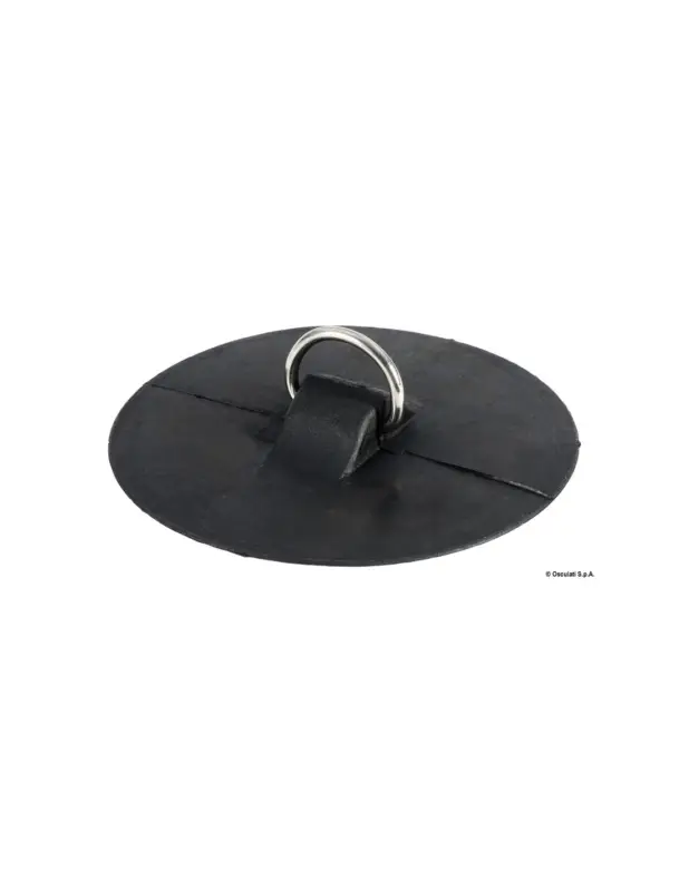 Offerta Del Giorno Anello a D inox con supporto EPDM nero, Ø 100 mm