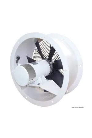 Economico CEM ventilatore assiale con girante in polipropilene certificato RINA 24V
