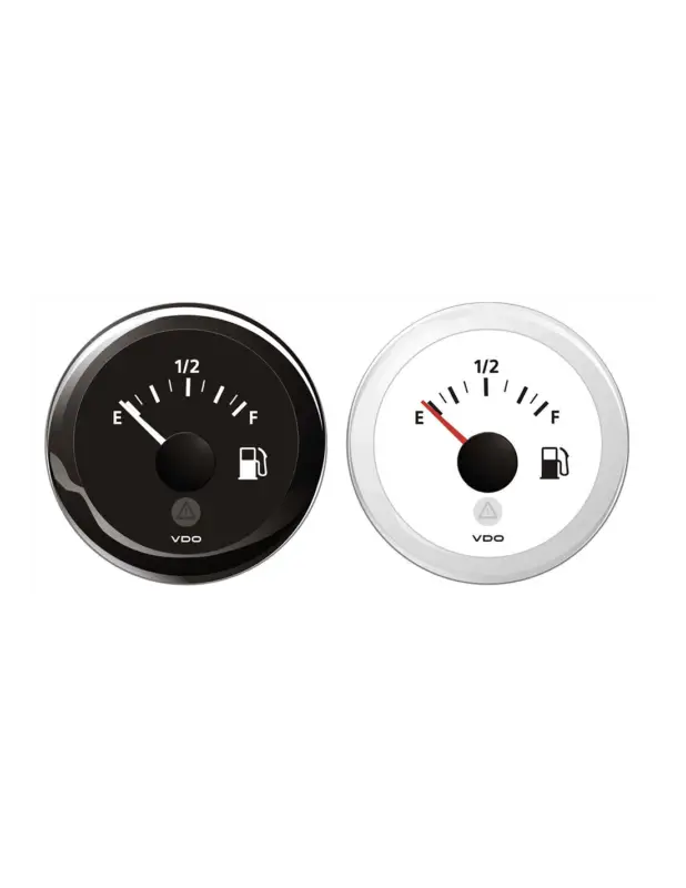 VDO indicatore carburante Ø 52 mm, 240/33 ohm, scala E-F, 12/24V Offerta Limitata