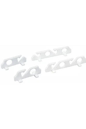 Promozione Esclusiva Portacanna a parete in PVC bianco, 2 e 4 posti, B 216-380 mm