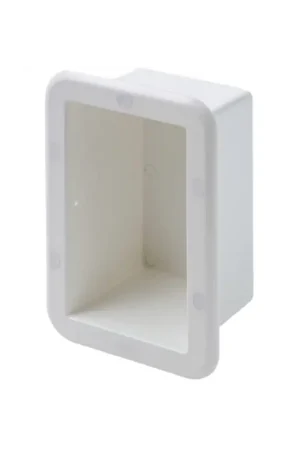Can Sb nicchia a incasso in ASA bianco UV, 235x160 mm, senza sportello Occasione