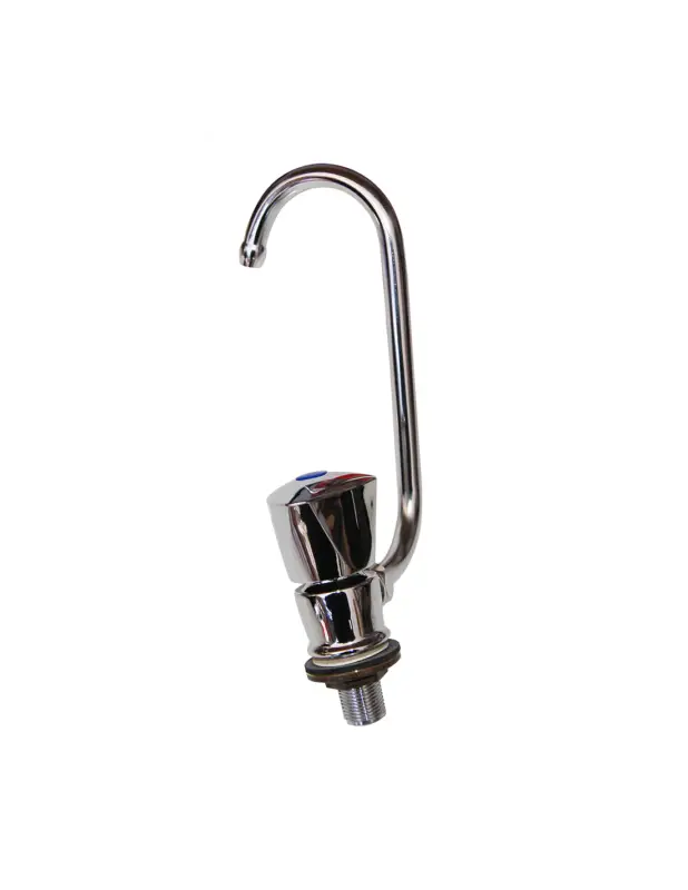 Elettrogas Aravon rubinetto ottone cromato, canna abbattibile Ø 10 mm Professionale