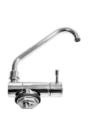 Elettrogas Aravon miscelatore ceramica ottone cromato, canna abbattibile Ø Affare