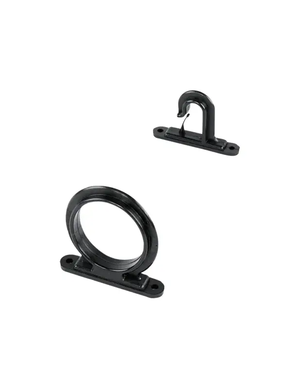Reggicanna Nuova Rade in nylon nero Ø 45 mm, fissaggio a parete o soffitto Saldi