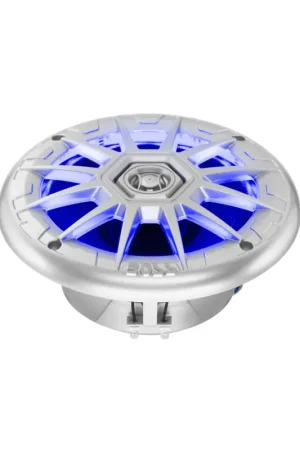 Occasione Imperdibile Boss Marine MRGB65, altoparlanti coassiali 200 W con LED RGB, Ø foro 142 mm