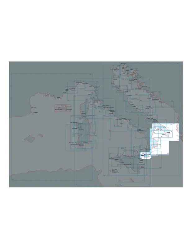 Carta Nautica Mar Ionio Nuovo Arrivo