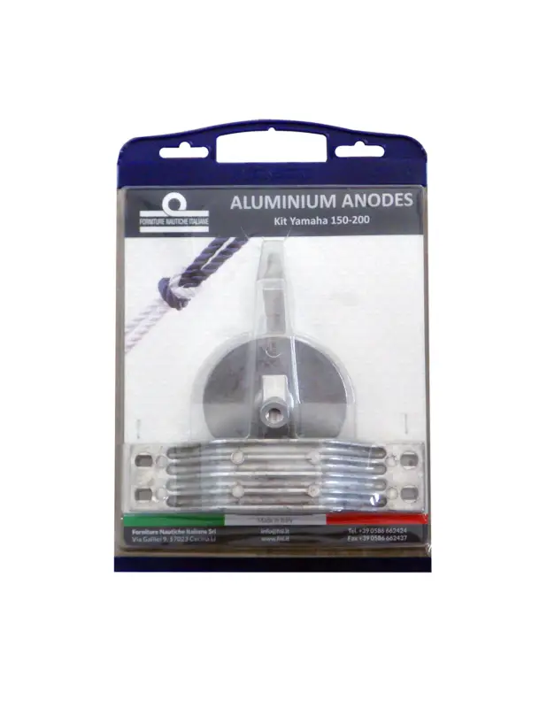 Prezzo Di Fabbrica Tecnoseal kit anodi alluminio Yamaha fuoribordo 150-200 HP