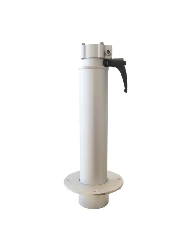 Barka supporto tavolo telescopico asportabile, lega anodizzata, h 400-600 Promozione