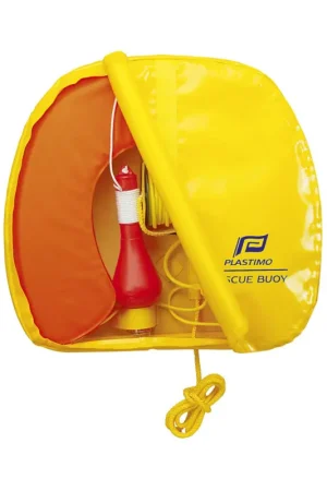 Plastimo Rescue Buoy salvagente ferro di cavallo con sagola galleggiante Esclusivo
