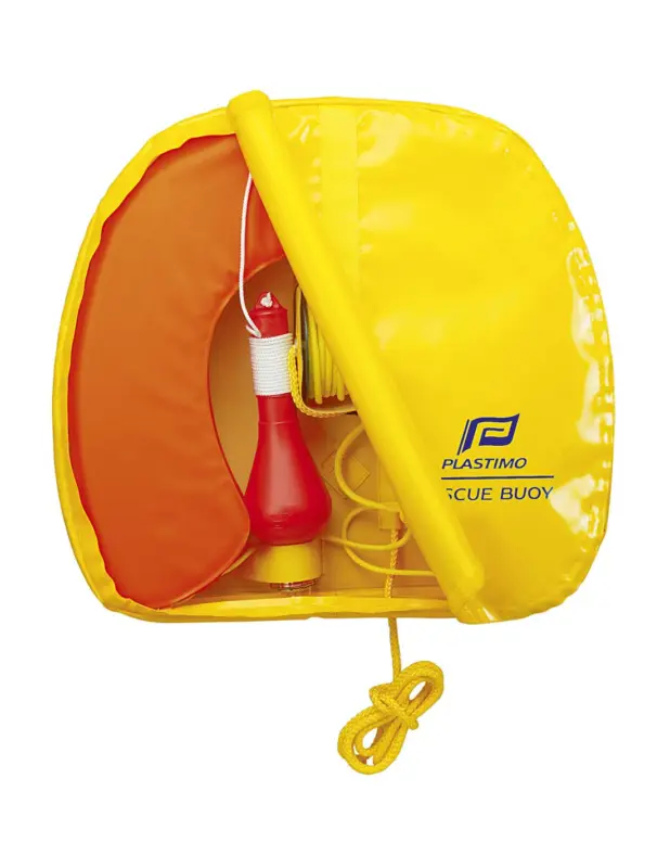 Plastimo Rescue Buoy salvagente ferro di cavallo con sagola galleggiante Esclusivo