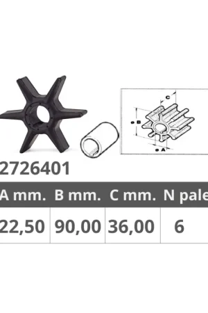 Finnord girante Yamaha 6CE-44352-00, 4 Tempi F225 F250 F300B Scelto Dai Clienti