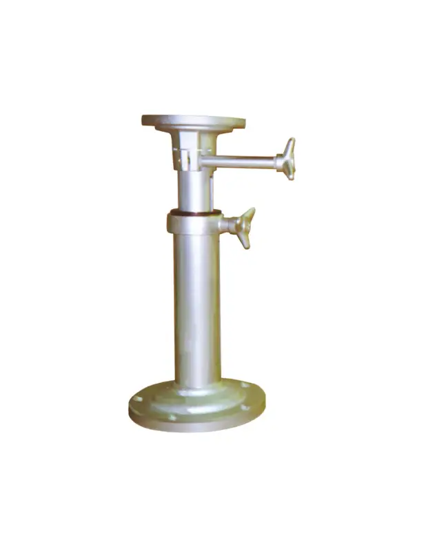 Occasione Safe supporto tavolo telescopico alluminio anodizzato, altezza 450-680 mm