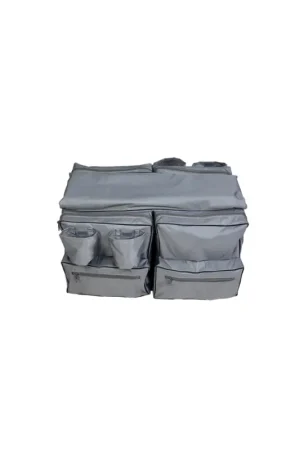 Reso Gratuito Plastimo borsa multitasca PVC per seduta tender, 66x23x38 cm, 8 tasche zip